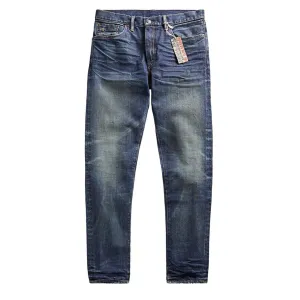 Rrl By Ralph Lauren Slim Narrow Fit Stretch Denim Blue Save Big Online