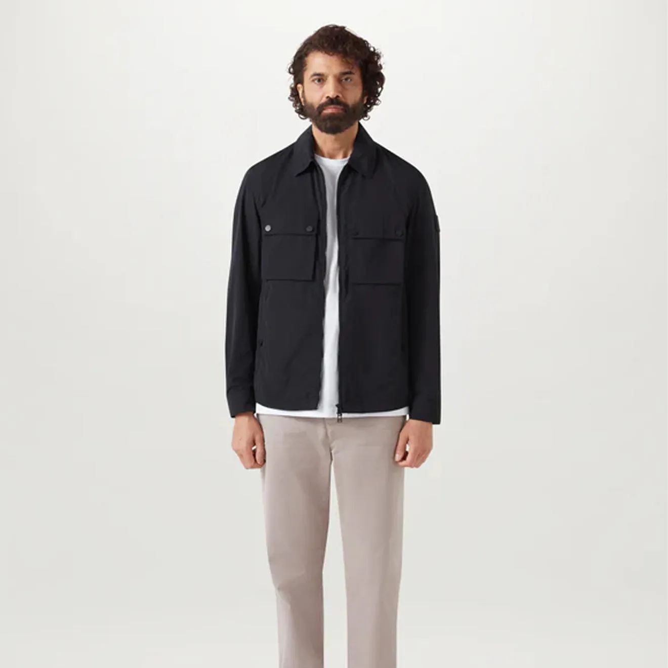 Belstaff Tourer Overshirt Black Steal Todays Offer