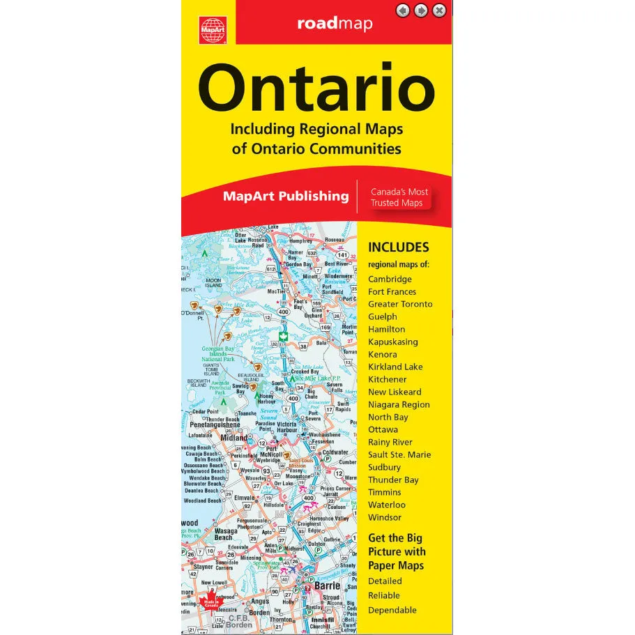 Ontario Map Weekend Flash Offer Grab It Fast