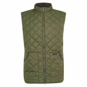 Todays Hot Pick Barbour Chesterwood Mens Gilet - Dark Moss/Classic