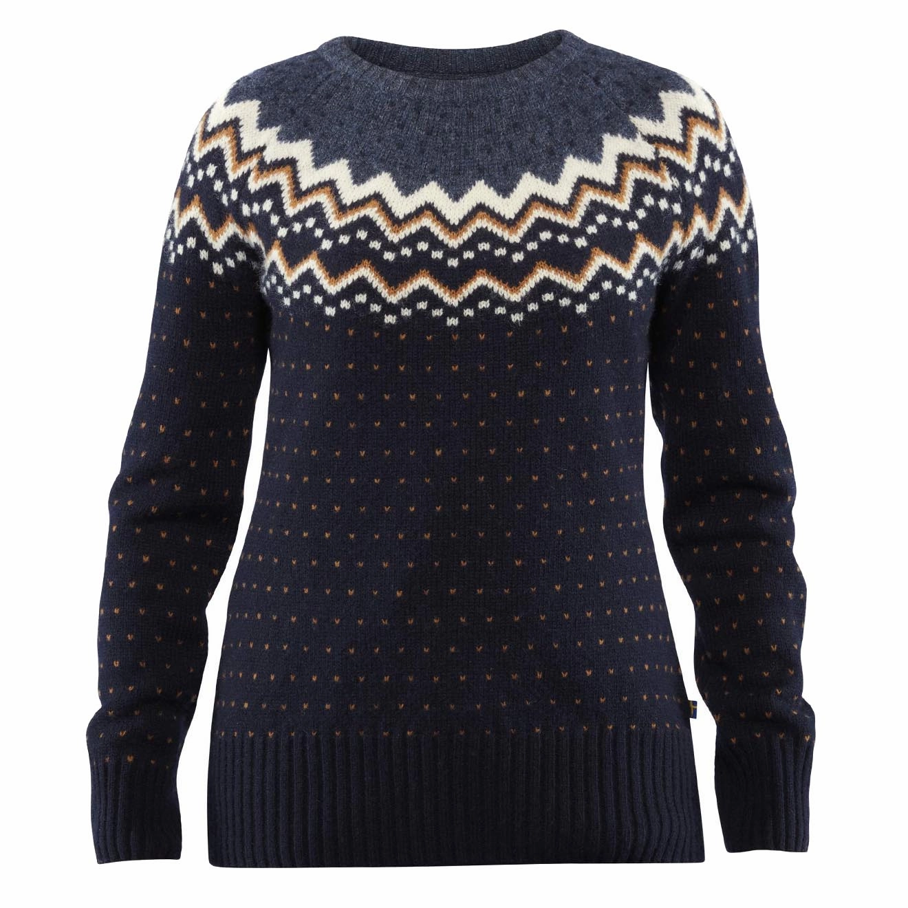 Fjallraven Womens Ovik Knit Sweater Dark Navy Big Hot Sale Daily Clearance Deal