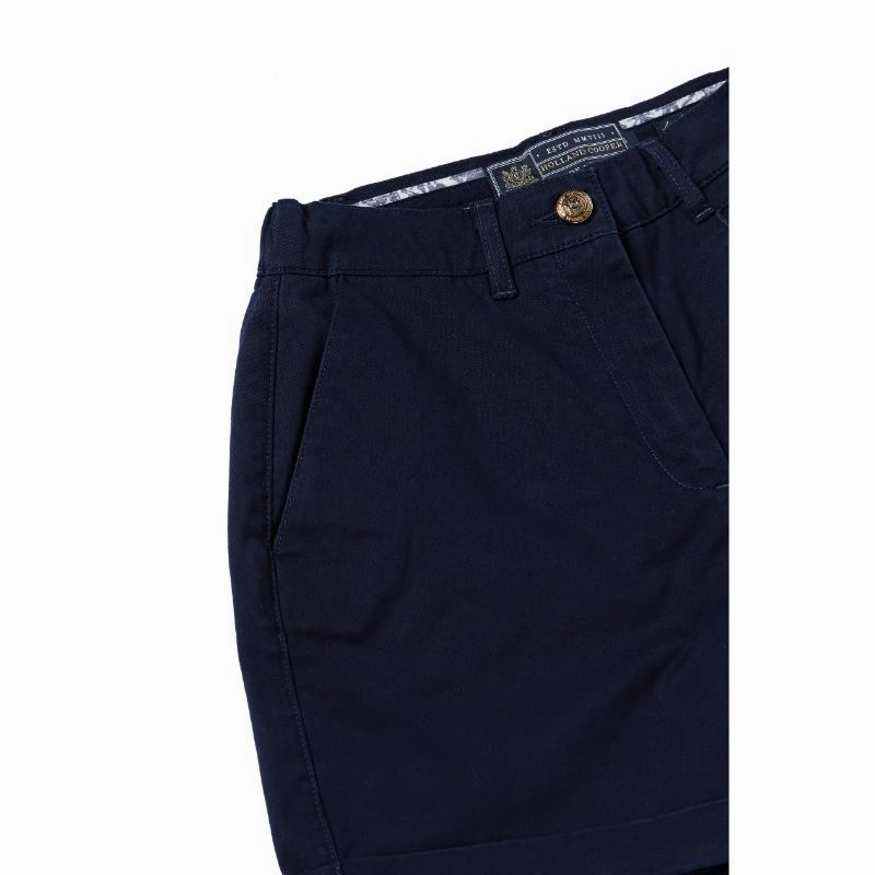 Holland Cooper Arnesby Chino Ladies Shorts - Ink Navy Big Hot Sale