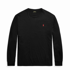 Mega Online Discount Gift Ideas Galore Polo Ralph Lauren Custom Slim Fit Cotton Ls T-Shirt Polo Black