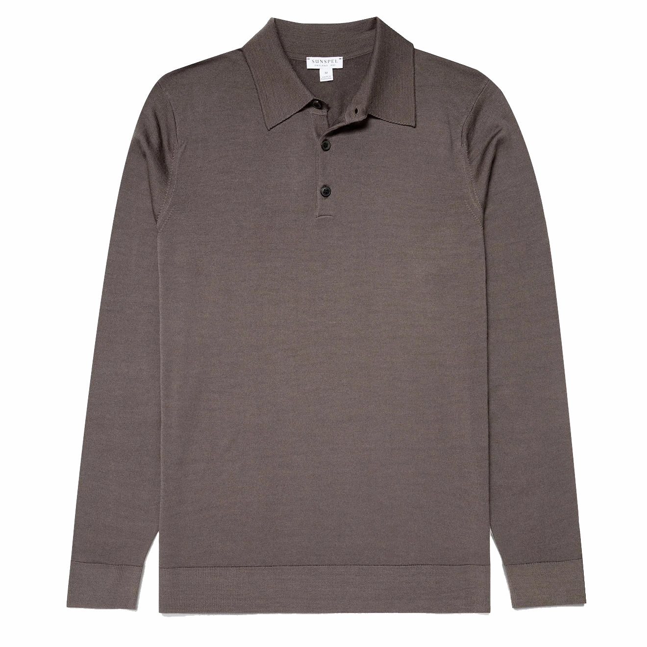 Sunspel Extra-Fine Merino Polo Shirt Cedar Today Only Savings