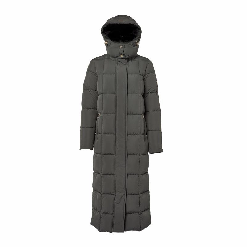 Holland Cooper Carrington Longline Ladies Coat - Dark Olive Special Steal Event Dont Wait Save