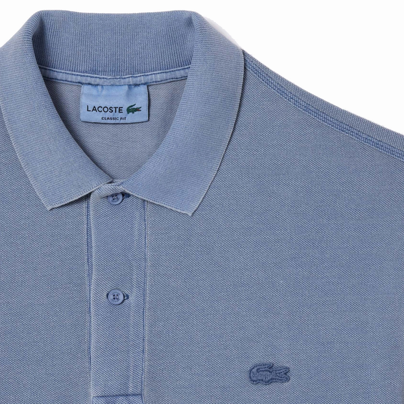 Today Only Steal Lacoste Classic Fit Cotton Piqu Polo Shirt Eco Stonewash