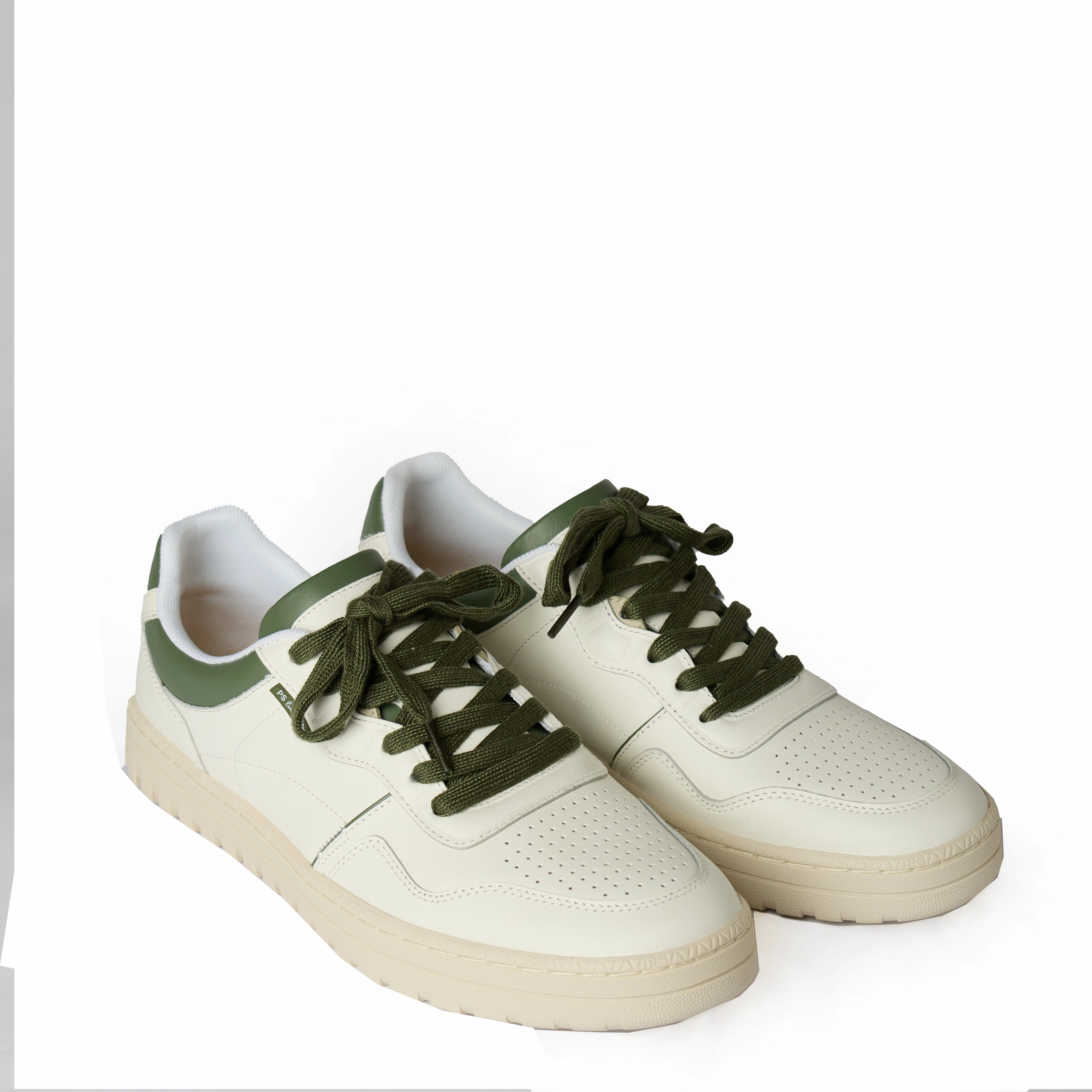 Paul Smith Mens Shoe Ellis Green Spoiler White Sweet Deal Today Weekend Flash Offer