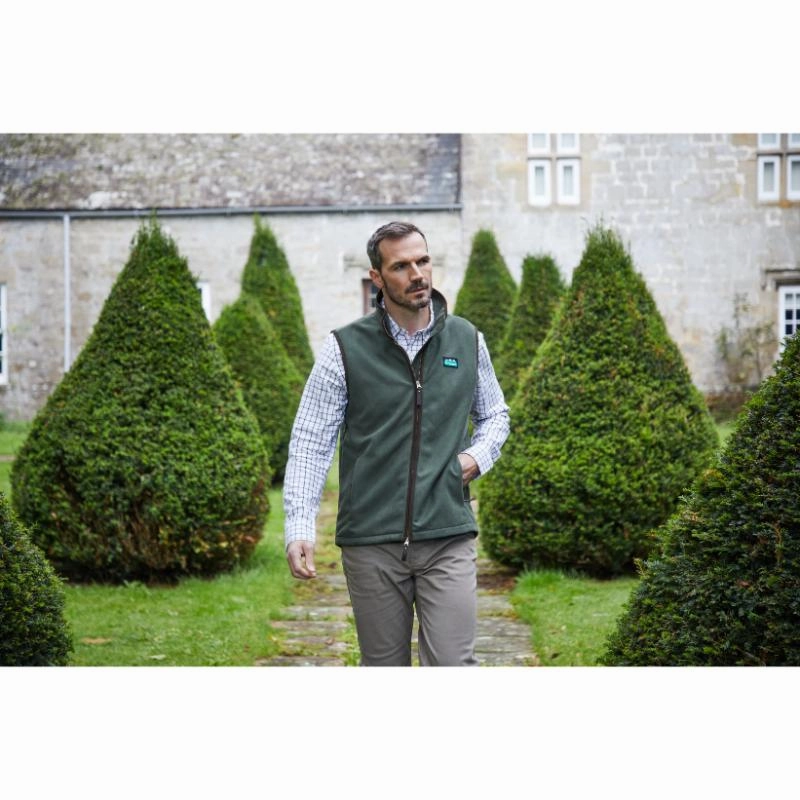 Best Seller Discount Ridgeline Monarch Mens Knitted Gilet - Deep Forest