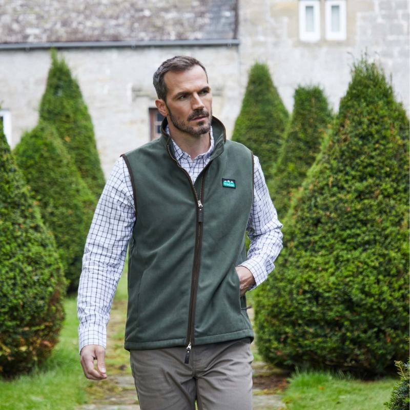 Dont Wait Save Today Ridgeline Monarch Mens Knitted Gilet - Deep Forest