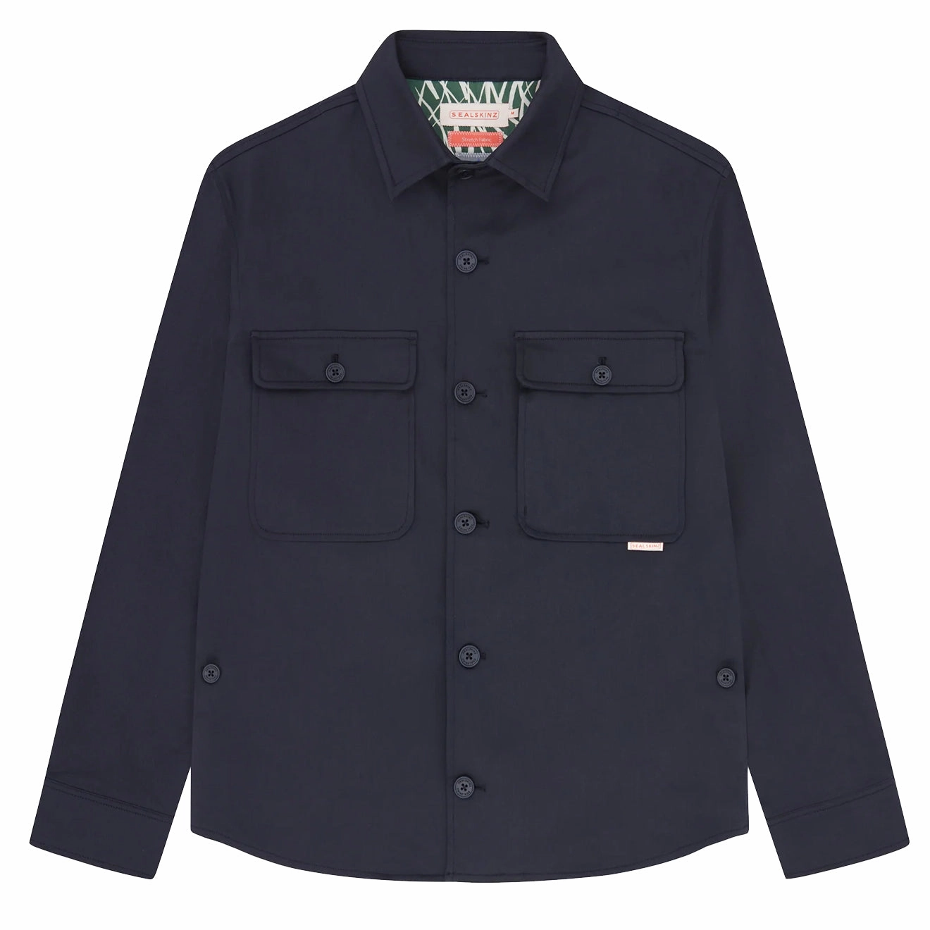 Sealskinz Whissonsett Water Repellent Buttoned Shirt Navy Clearance Event