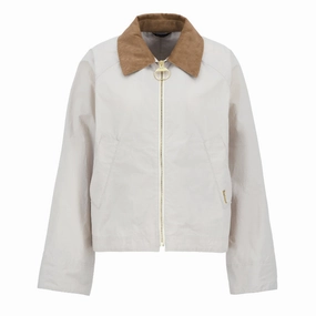 Trending Offer Today Barbour Catlin Ladies Showerproof Jacket - Oatmeal/Ancient Tartan