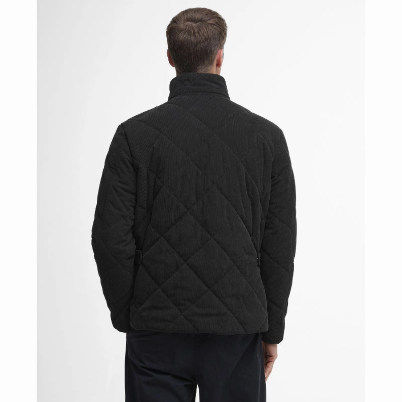 Barbour Cord Liddesdale Mens Quilted Jacket - Black Shop Grab Now Exclusive Deal Inside