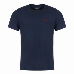 Barbour Essential Sports Mens T-Shirt - Navy Best Deal Today
