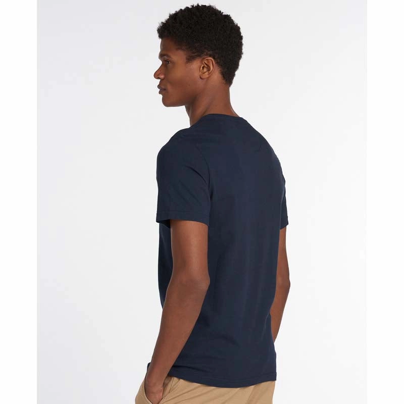 Barbour Essential Sports Mens T-Shirt - Navy Daily Deal Frenzy Daily Clearance Deal