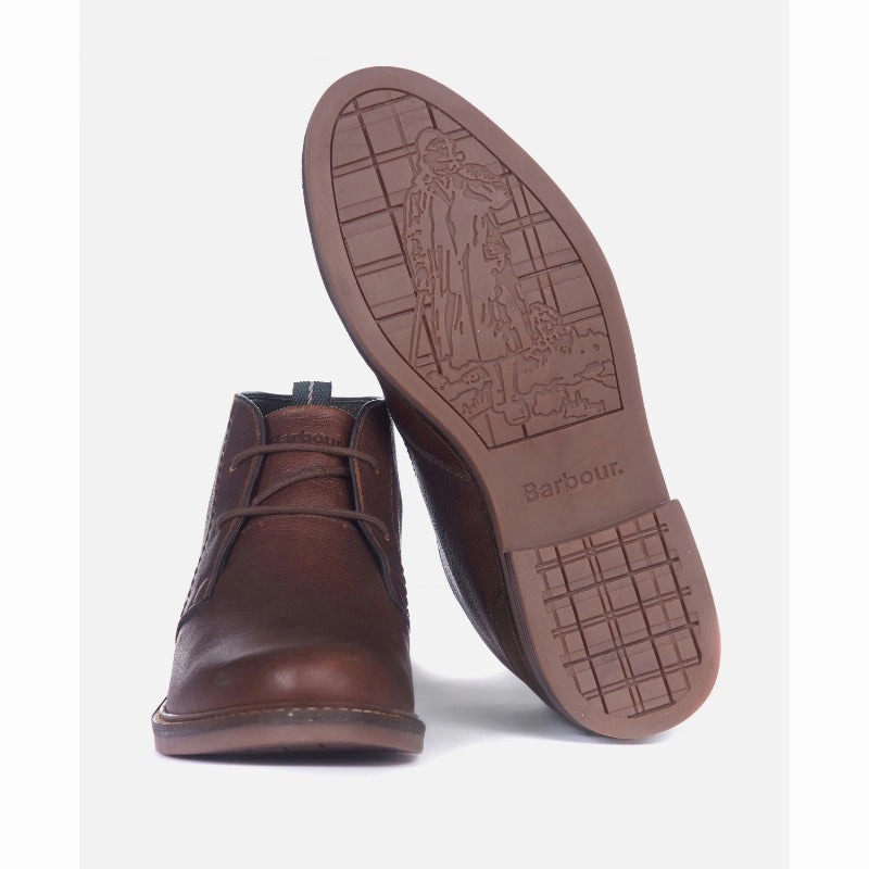 Barbour Readhead Mens Chukka Boot - Teak Trending Offer Today