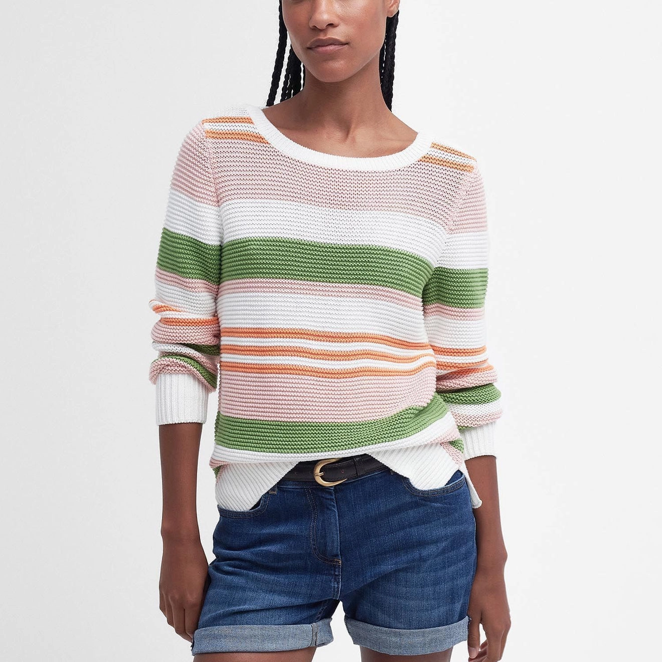 Flash Sale Now Barbour Womens Littlehampton Knitted Sweater Multi Stripe