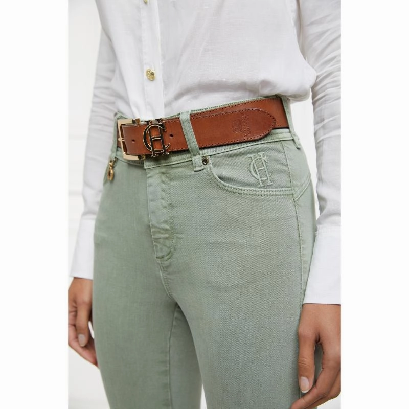 Todays Hot Savings Weekend Flash Offer Holland Cooper Ladies Jodhpur Jeans - Sage