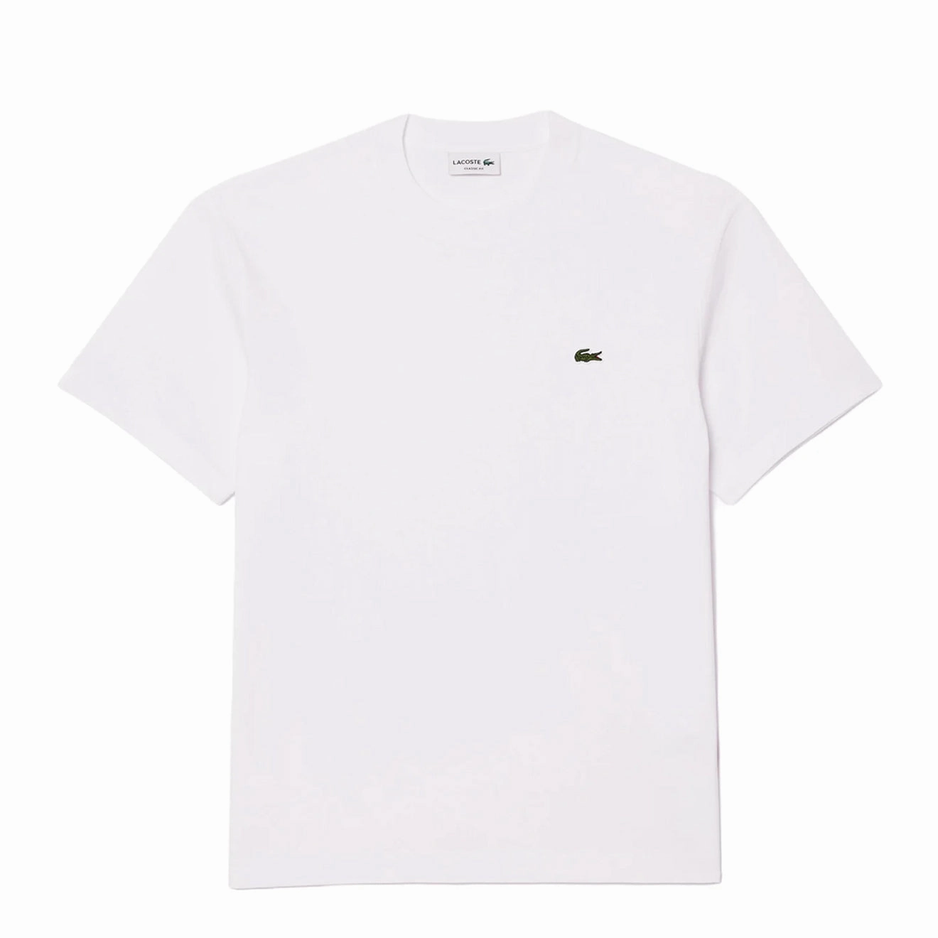 Lacoste Classic Fit Cotton Jersey T-Shirt White Trendy Picks Today