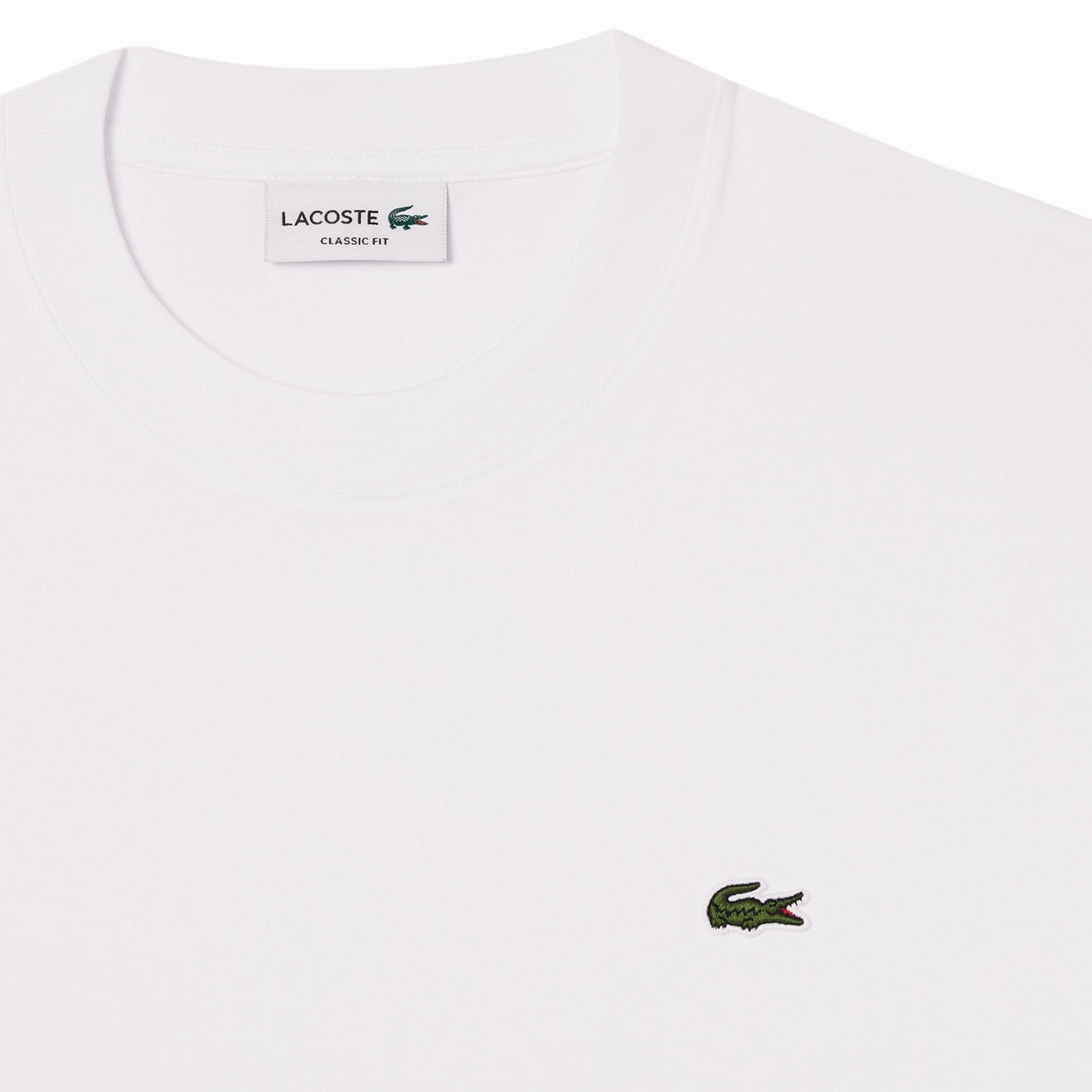 Special Surprise Sale Lacoste Classic Fit Cotton Jersey T-Shirt White