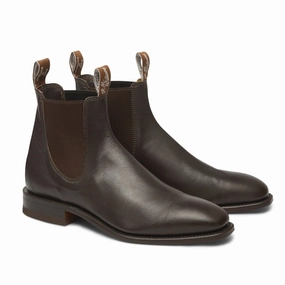 R.M.Williams Comfort Craftsman Kangaroo Mens Boots - Chestnut Dont Miss Todays Deal Clearance Sale