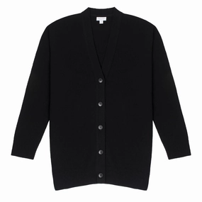 Limited Stock Offer Shop the Savings Now Sunspel Womens Lambswool Cardigan Black