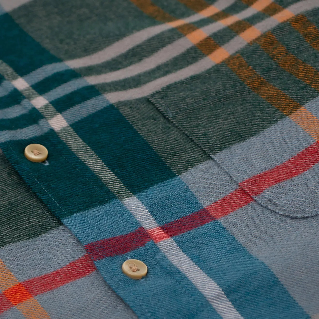 Portuguese Flannel Button Down Realm Shirt Light Blue Check Today Only Hot Pick