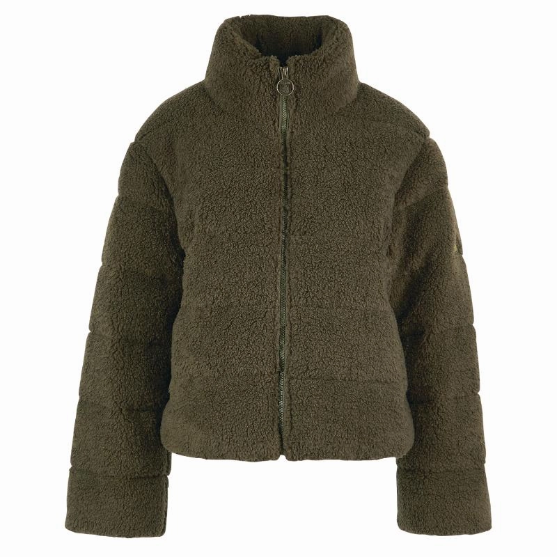 Barbour Lichen Ladies Quilted Jacket - Deep Olive Shop Todays Picks