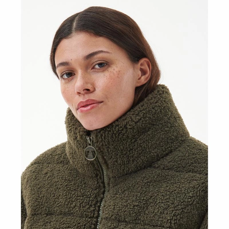 Hot Pick Sale Barbour Lichen Ladies Quilted Jacket - Deep Olive