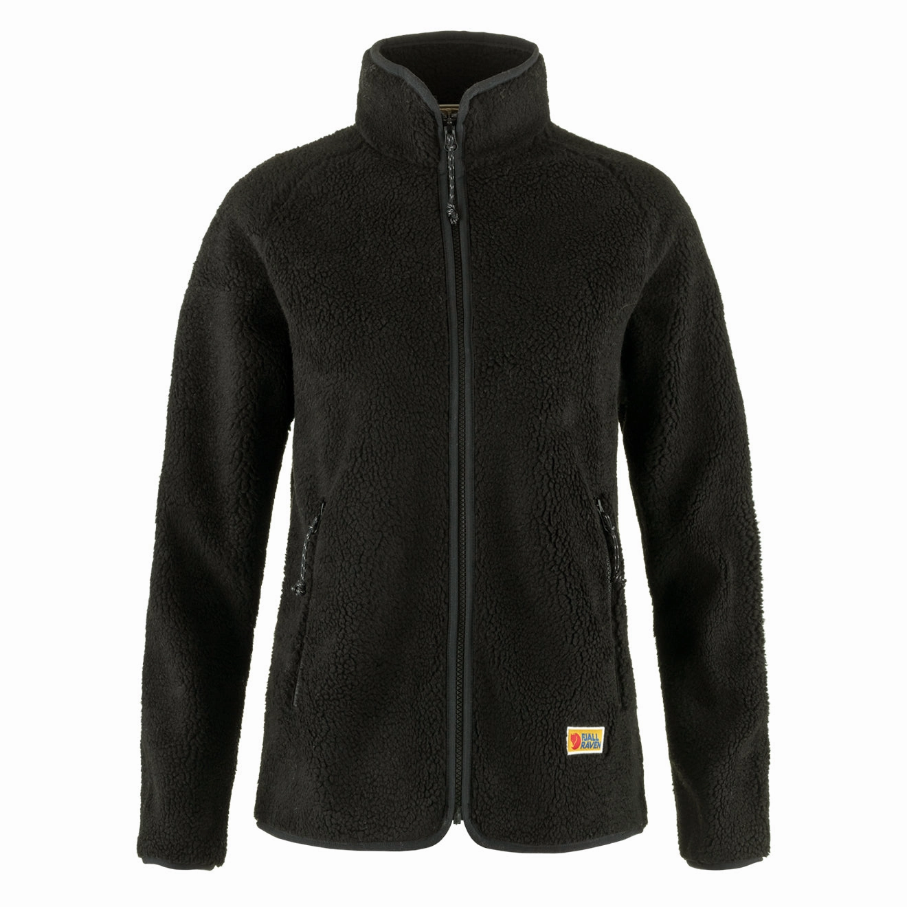 Instant Savings Inside EndofWeek Deals Fjallraven Womens Vardag Pile Fleece Black