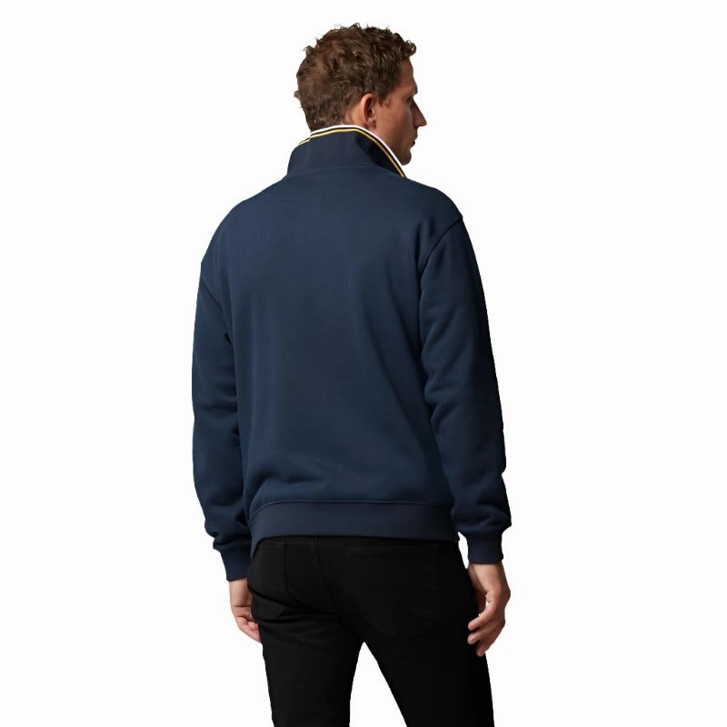 Surprise Offer Now Rodd & Gunn Alford Forest Mens 1/4 Zip Jumper  - Midnight
