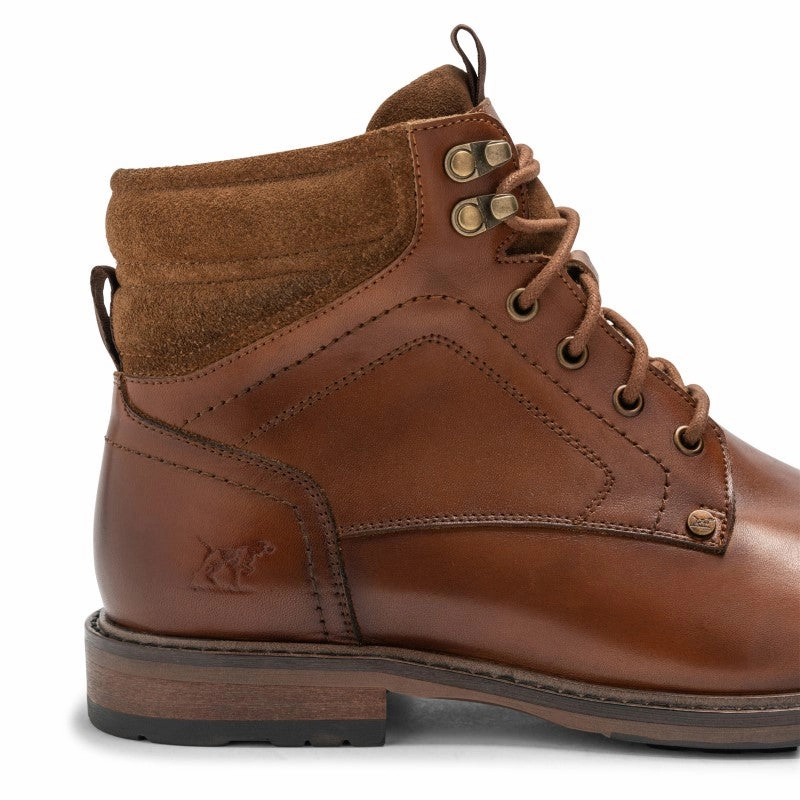 Steal the Deal Now Instant Hot Deal Rodd & Gunn Dunedin Leather Mens Military Boot - Tan Burnish