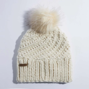 The Maizy Knit Faux Fur Pom Womens Beanie Weekend Specials Hot Offer Inside