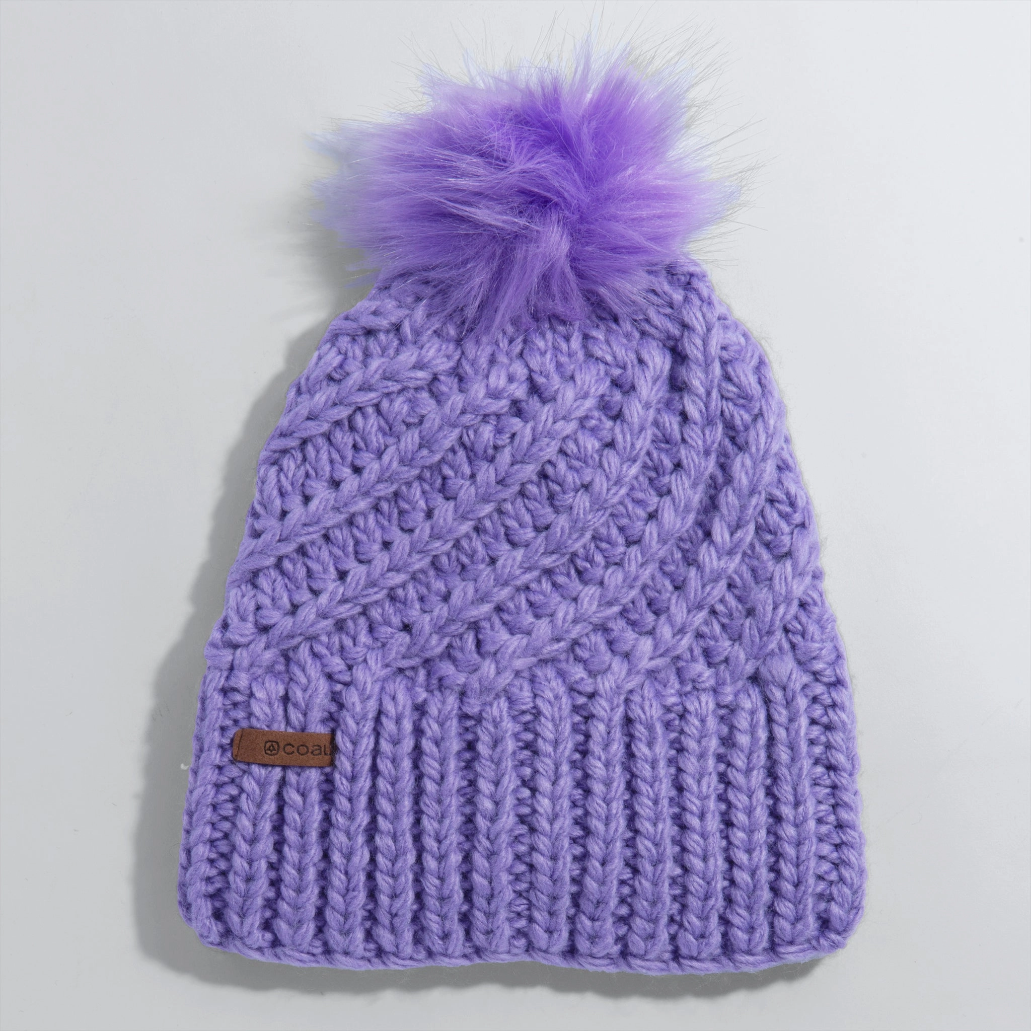 The Maizy Knit Faux Fur Pom Womens Beanie Special Savings Today Dont Miss This Steal