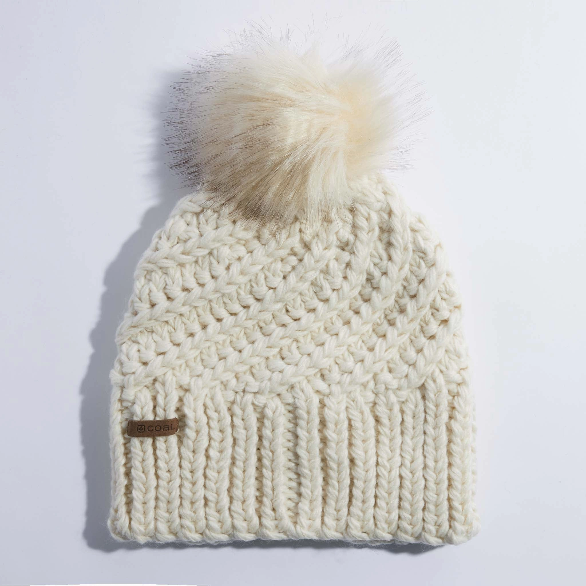 The Maizy Knit Faux Fur Pom Womens Beanie Weekend Specials Hot Offer Inside