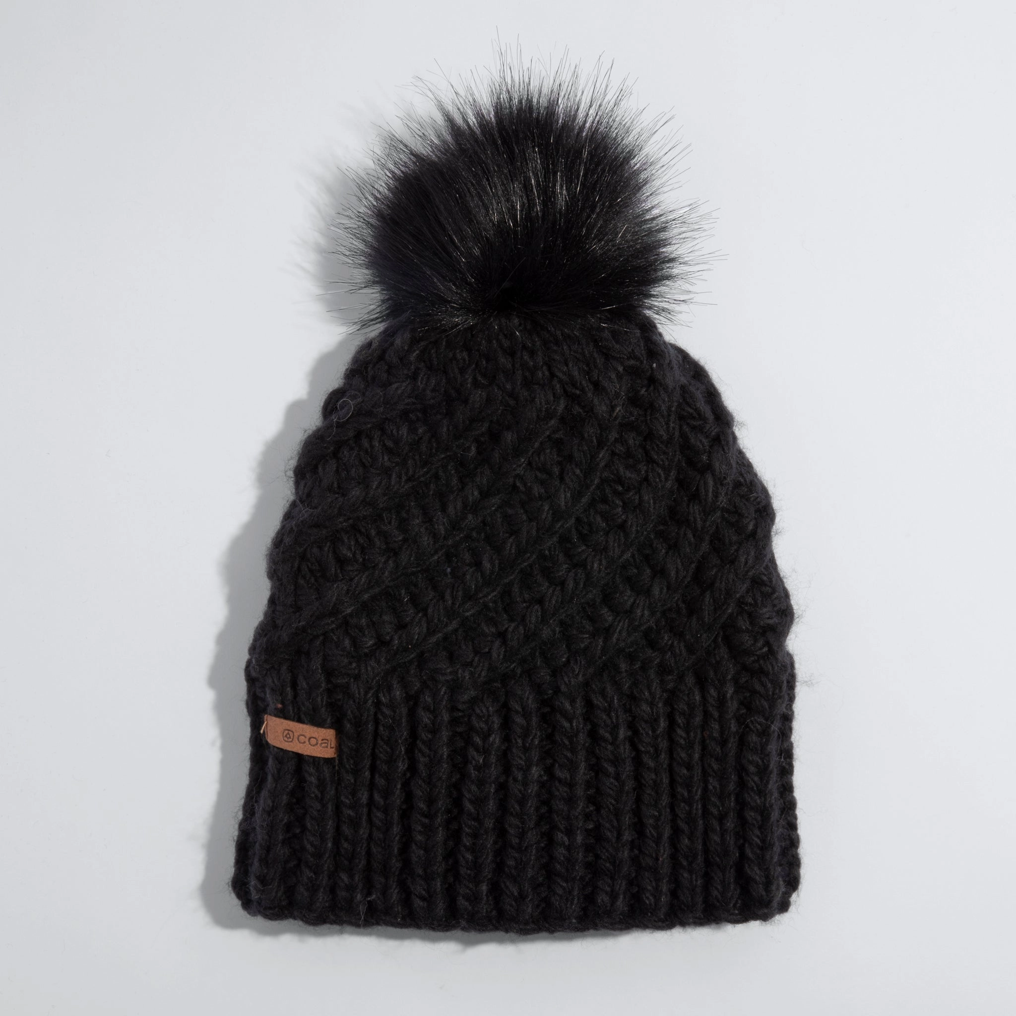 Best Deal Online The Maizy Knit Faux Fur Pom Womens Beanie
