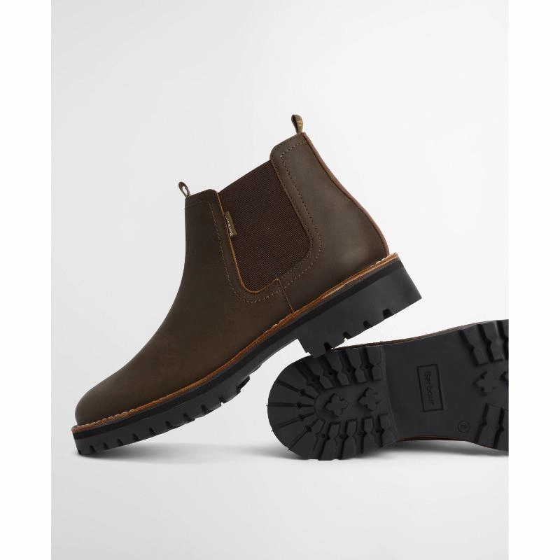 Last Chance Offer Barbour Abel Mens Chelsea Boot - Brown