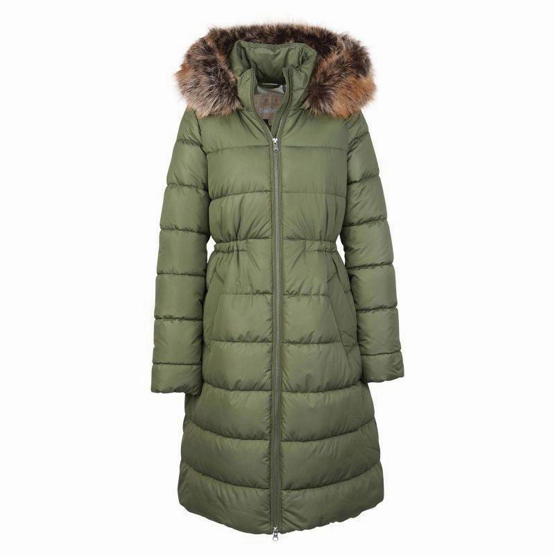 Barbour Francesca Ladies Quilted Jacket - Winterpine/Mono Tartan Daily Special Offer