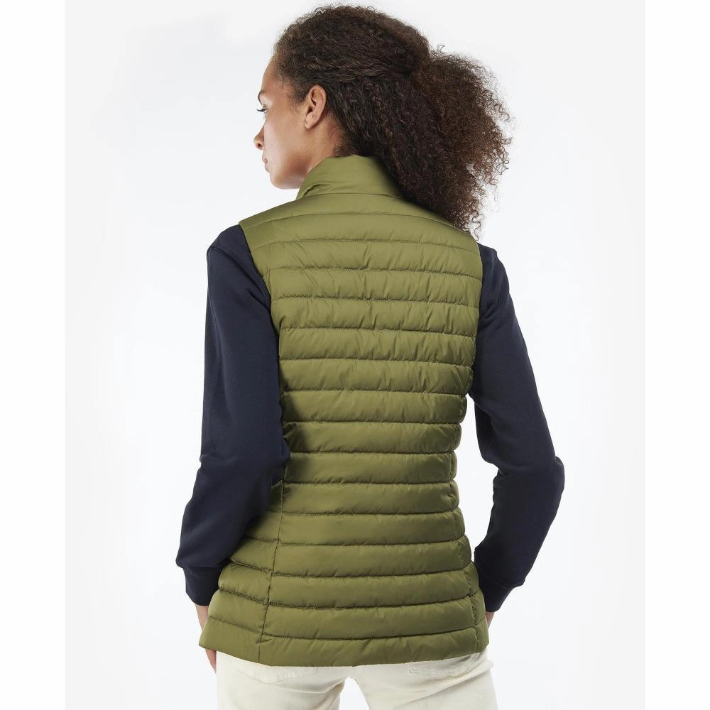 Gift Ideas Galore Barbour Morwick Ladies Quilted Gilet - Dark Moss