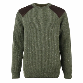 Barbour Raisthorpe Crew Neck Jumper Olive Gift Ideas Galore Grab Your Deal Today