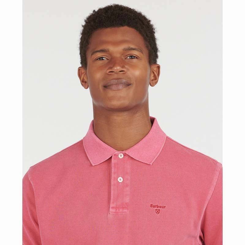Shop Now Save Shop Todays Picks Barbour Washed Sports Mens Polo Shirt - Fuscia