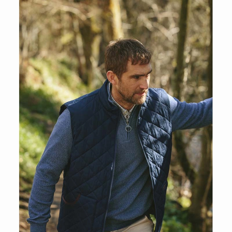 Barbour Whitfield Half Zip Mens Jumper - Navy Today Only Discount Alert Trendy Picks Today