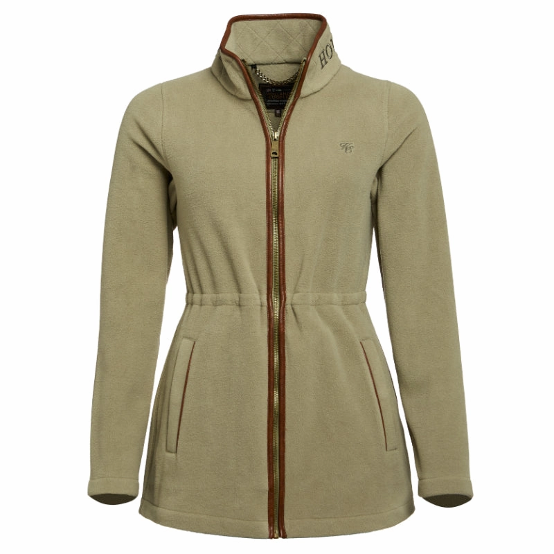 Holland Cooper Country Longline Ladies Fleece Jacket - Sage Clearance Event Alert Sweet Deal Inside