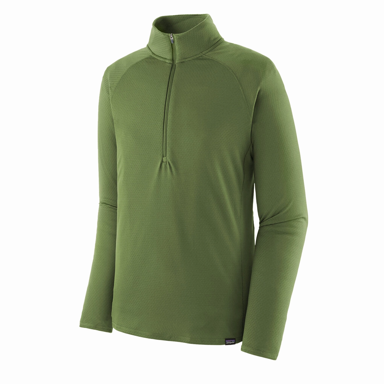 Shop Today Save Patagonia Cap Midweight Zip Neck Terrain Green