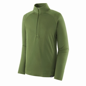 Patagonia Cap Midweight Zip Neck Terrain Green Grab Your Deal Today