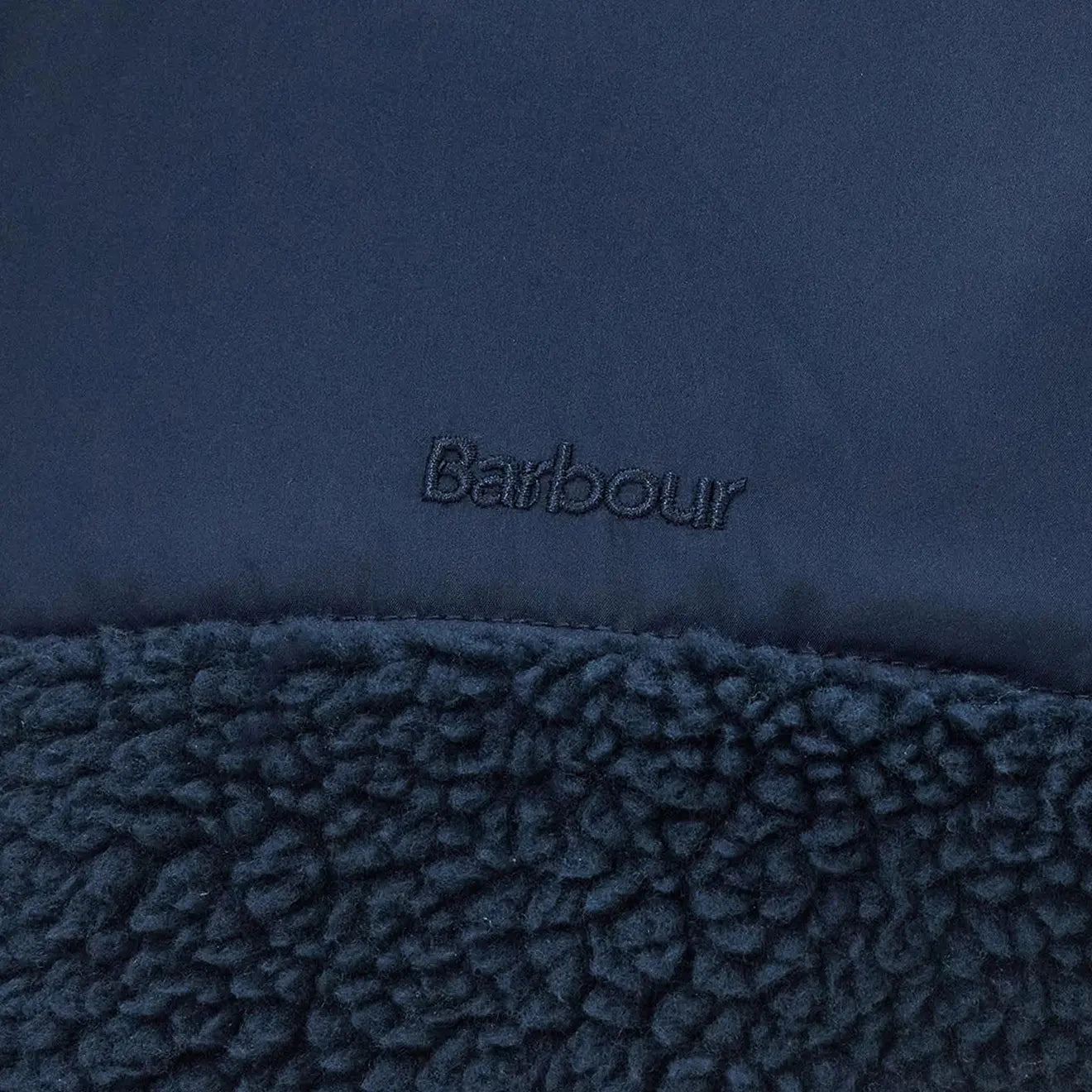 Price Drop Today Barbour Hobson Fleece Jacket Navy