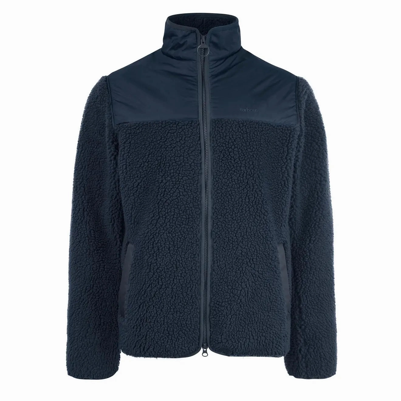 Trendy Picks Today Barbour Hobson Fleece Jacket Navy