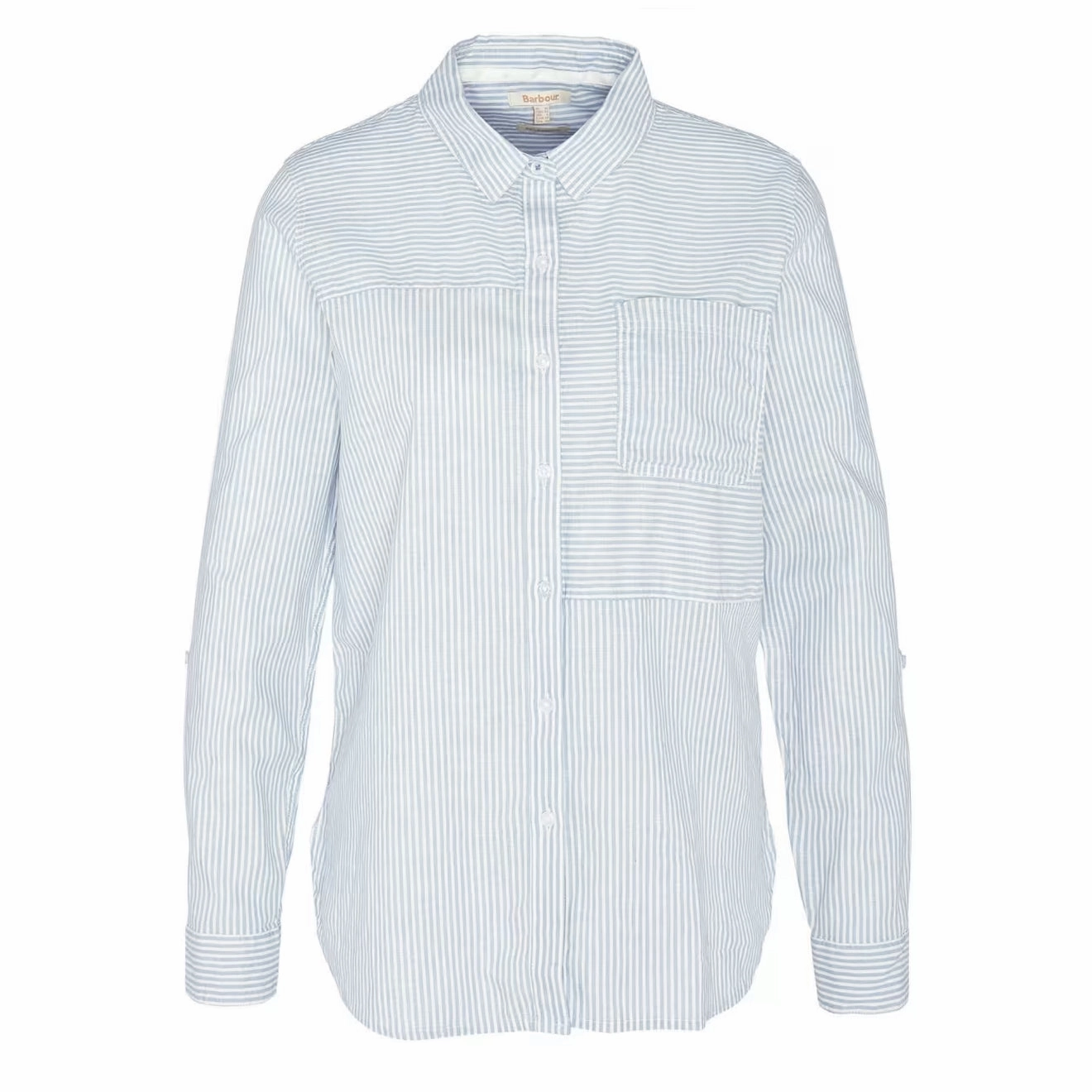 Special Steal Event Barbour Womens Beachfront Shirt Chambray Stripe