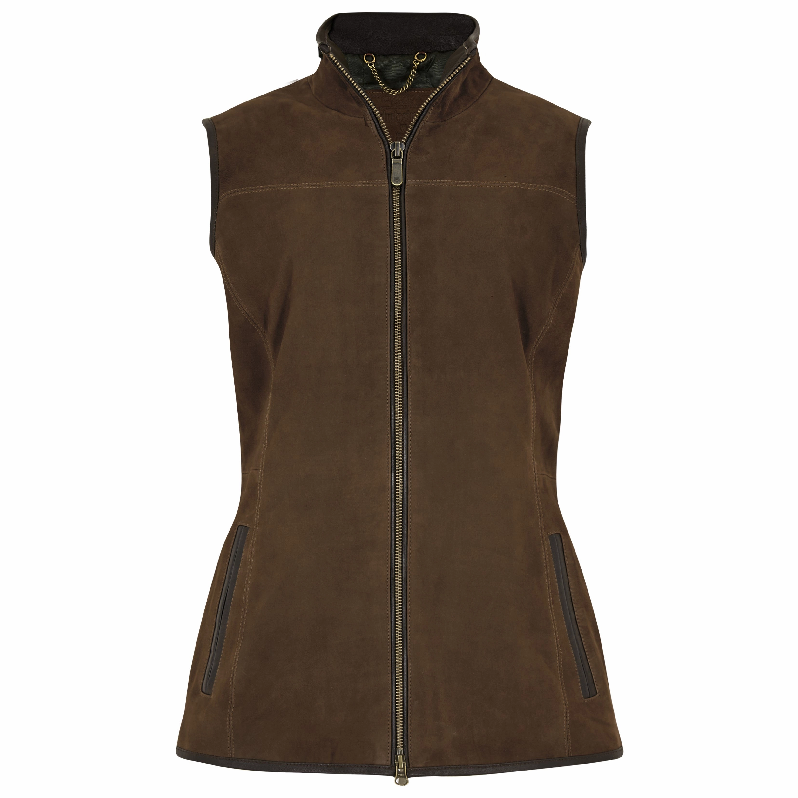 Best Seller Deal Dubarry Kingston Ladies Leather Gilet - Walnut
