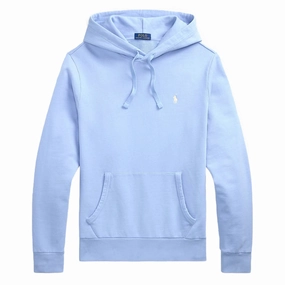 Shop Hot Picks Polo Ralph Lauren Loopback Fleece Hoodie Chambray Blue