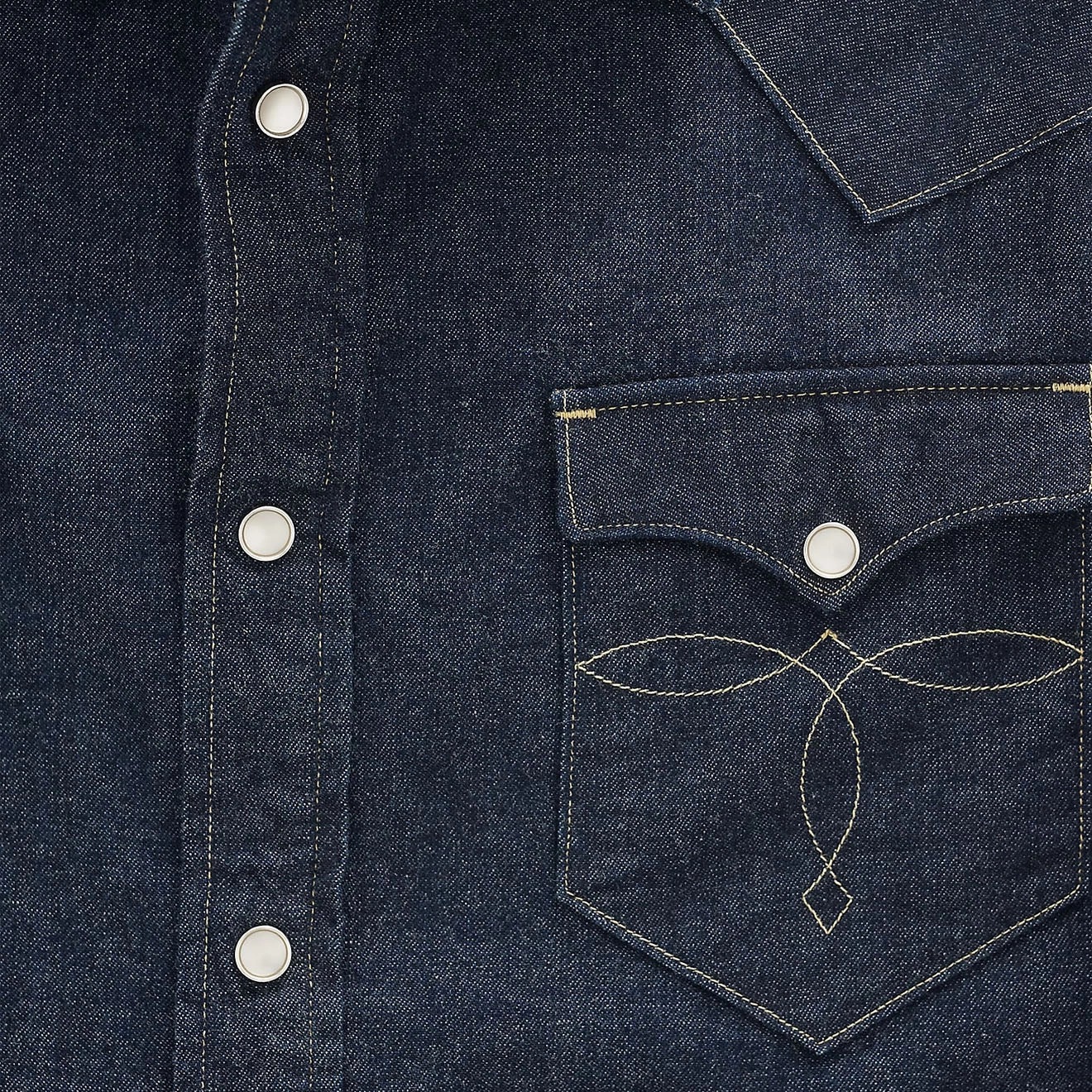 Rrl By Ralph Lauren Slim Fit Denim Western Shirt Rinse Limited Time Offer Steal Todays Offer
